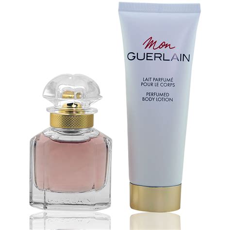 mon guerlain body lotion.